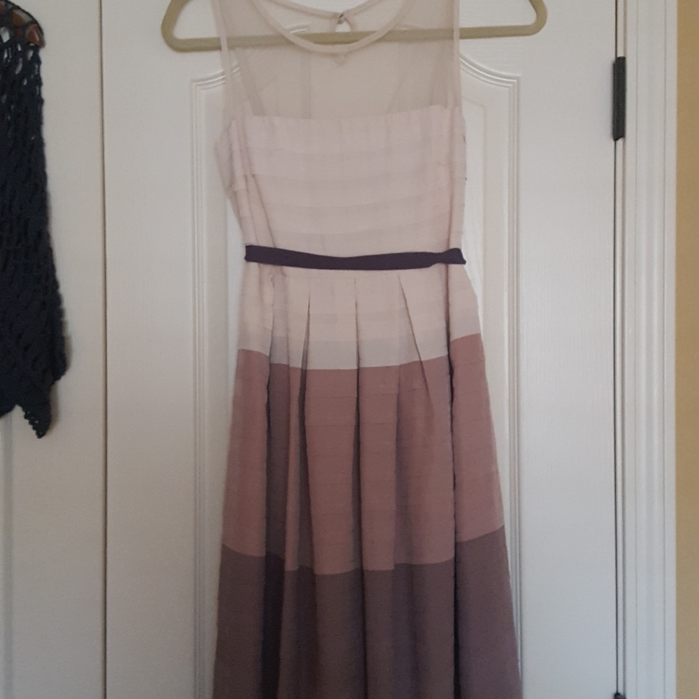 Rye Small Pink Beige Taupe Dress NWT Wedding